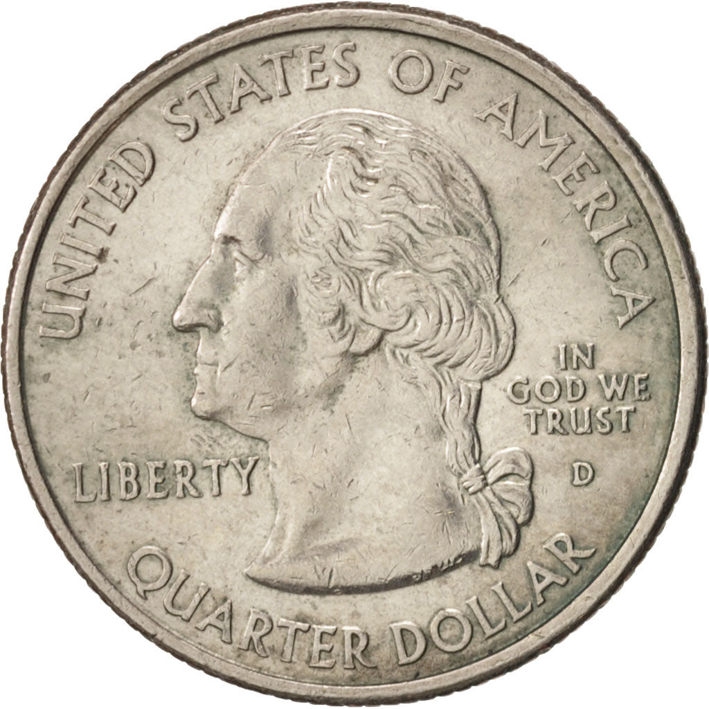 United States, Quarter, 2002, U.S. Mint, Denver, AU(50-53), Copper-Nickel Clad