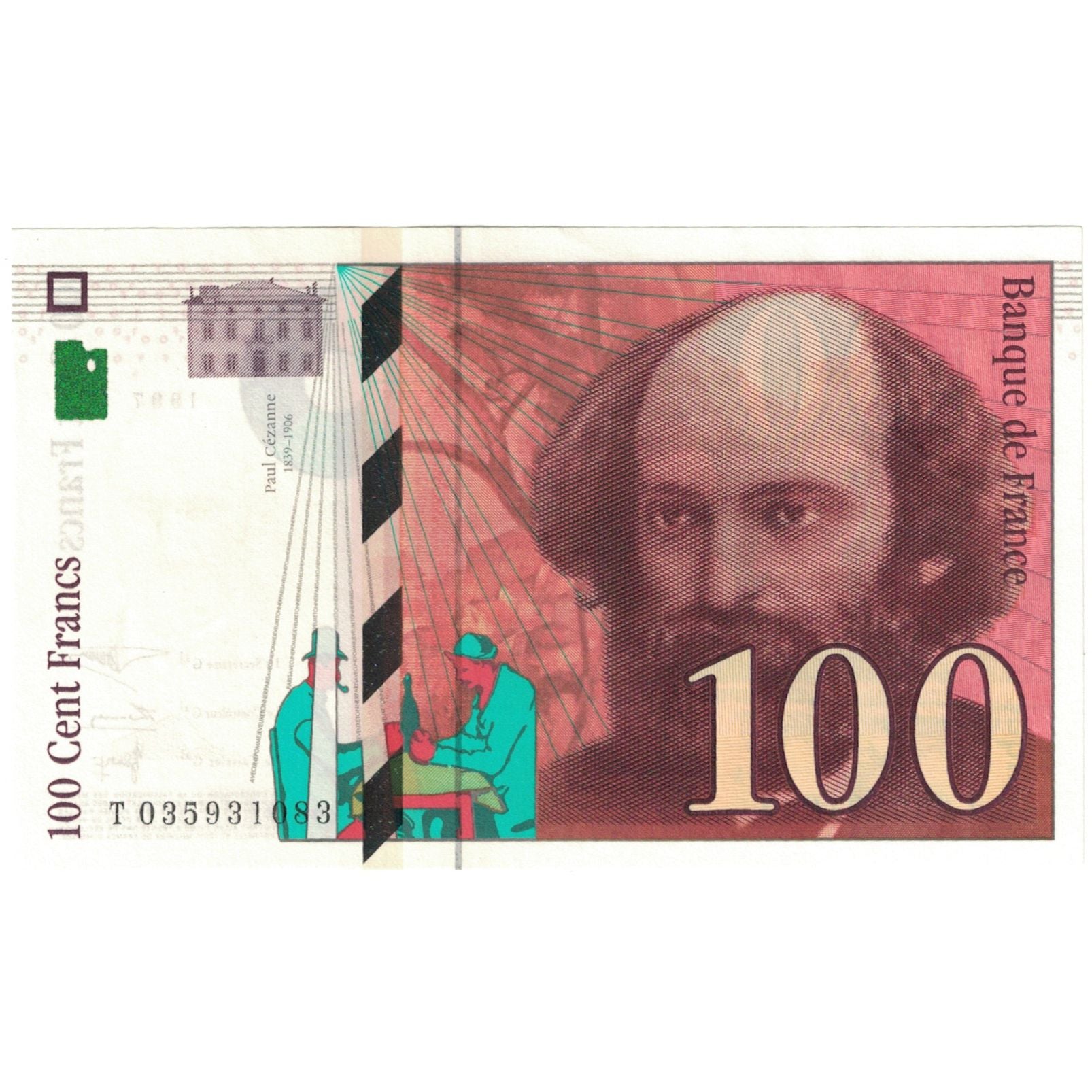 Francia, 100 Francs, 1997, T035931083, SPL-, Fayette:74.1, KM:158a