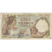 France, 100 Francs, Sully, 1939, A.1675, VF(20-25), Fayette:26.08, KM:94