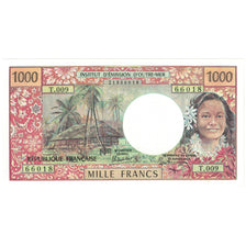 Banknote, Tahiti, 1000 Francs, KM:27d, AU(55-58)