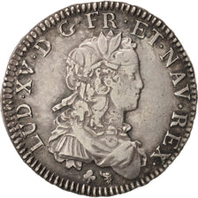 Moneda, Francia, Louis XV, 1/2 Écu de France, 1/2 ECU, 44 Sols, 1721, Orléans