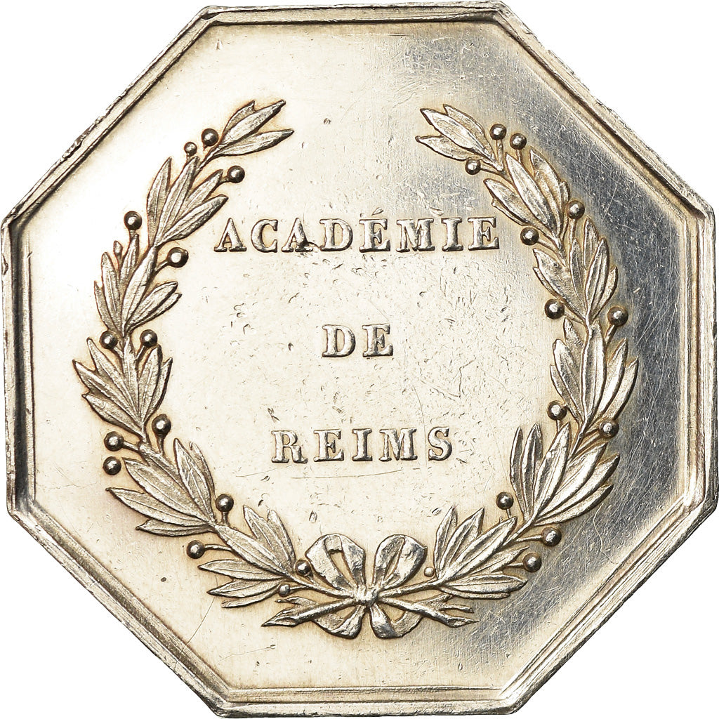 France, Token, Académie de Reims, 1841, Pingret, MS(63), Silver