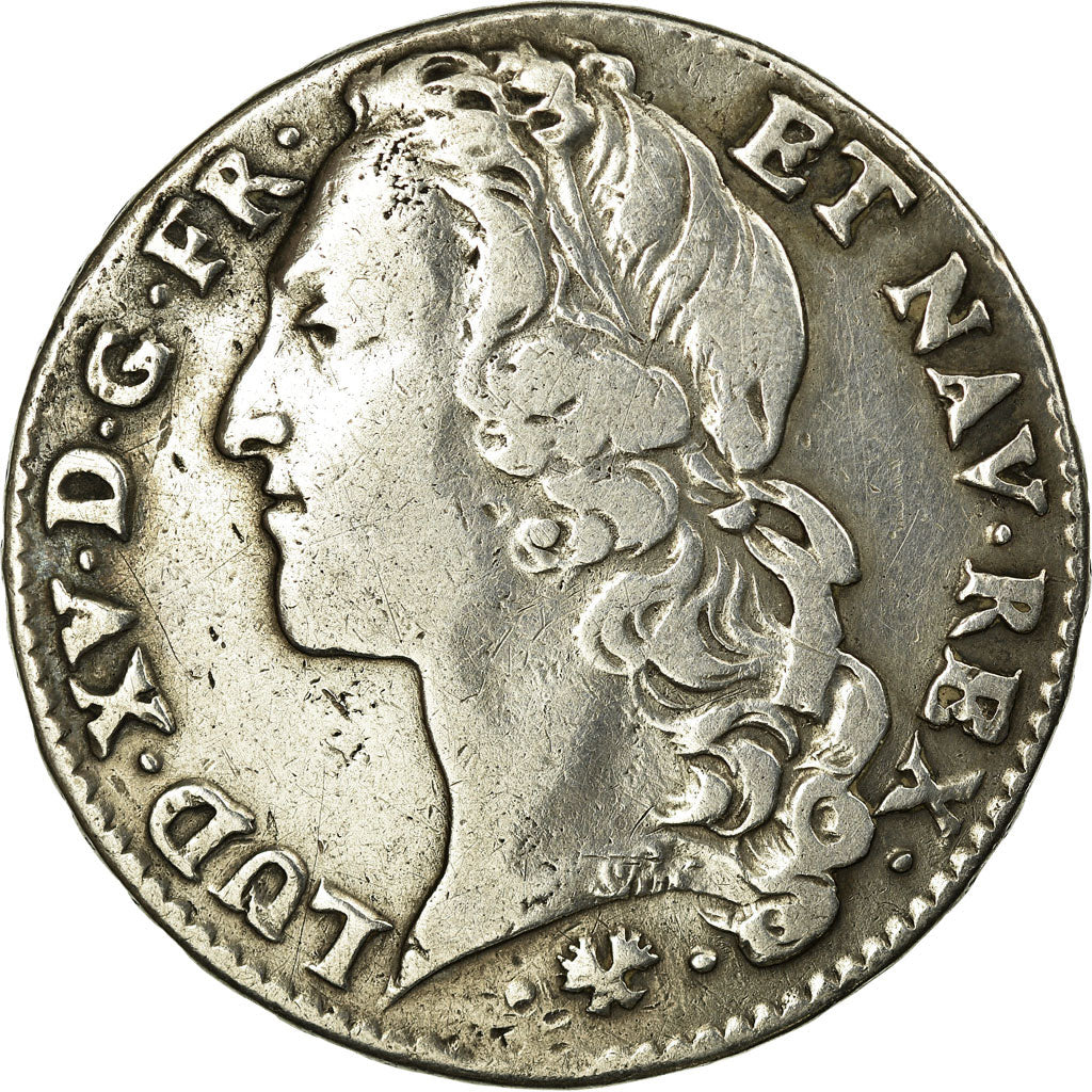 Coin, France, Louis XV, 1/2 Écu au bandeau, 1/2 ECU, 44 Sols, 1765, Bayonne