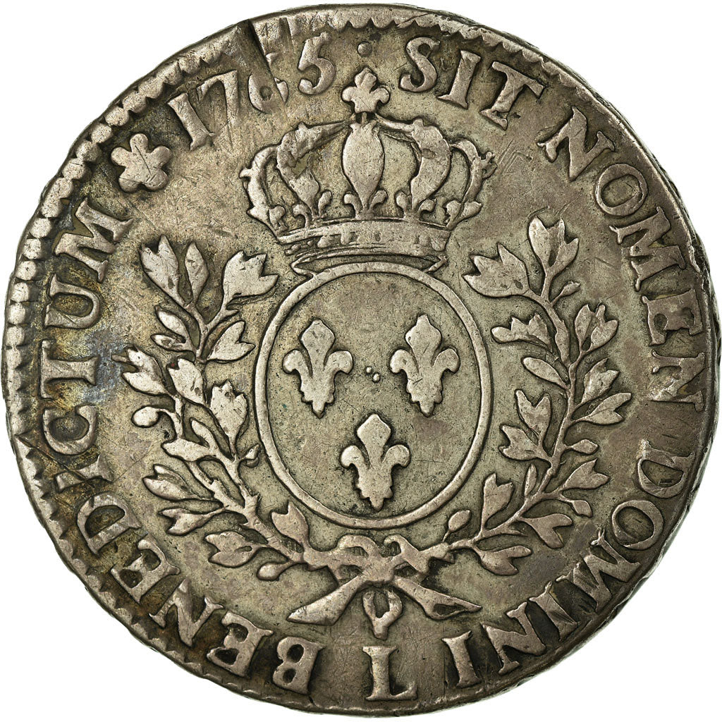 Coin, France, Louis XV, 1/2 Écu au bandeau, 1/2 ECU, 44 Sols, 1765, Bayonne