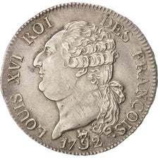 Monnaie, France, ½ écu de 3 livres françois, 1/2 ECU, 3 Livres, 1792, Paris