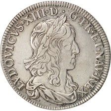 Monnaie, France, Louis XIII, 1/2 Écu, premier poinçon de Warin, 1/2 Ecu, 1642