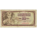Banknote, Yugoslavia, 10 Dinara, KM:82a, VG(8-10)