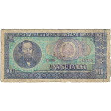 Banconote, Romania, 100 Lei, 1966, KM:97a, B