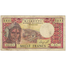 Banconote, Gibuti, 1000 Francs, Undated (1991), KM:37c, B