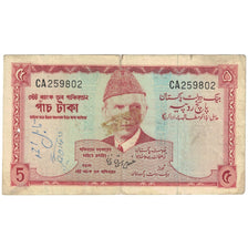 Geldschein, Pakistan, 5 Rupees, KM:20b, SGE