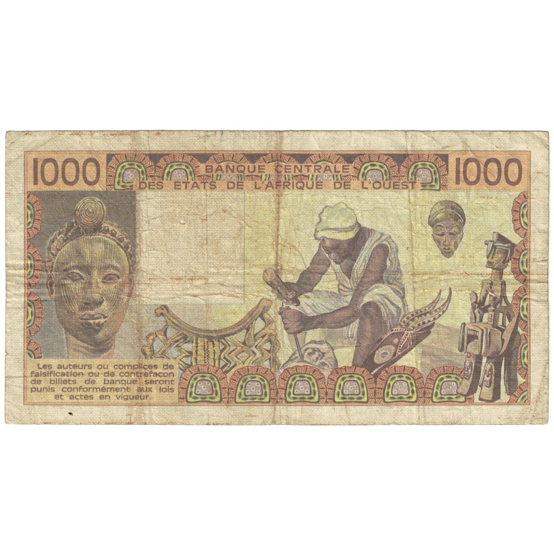 Billet, Communauté économique des États de l'Afrique de l'Ouest, 1000 Francs
