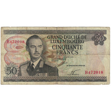 Banknote, Luxembourg, 50 Francs, 1972, 1972-08-25, KM:55b, VG(8-10)