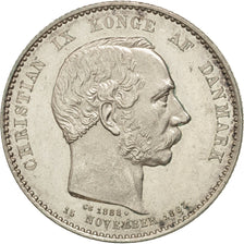 Monnaie, Danemark, Christian IX, 2 Kroner, 1888, Copenhagen, SUP, Argent, KM:799