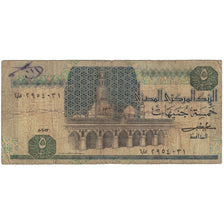 Egypt, 5 Pounds, KM #56b, VG(8-10)
