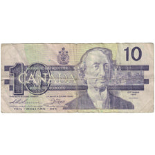 Banknot, Canada, 10 Dollars, 1989, KM:96a, VG(8-10)