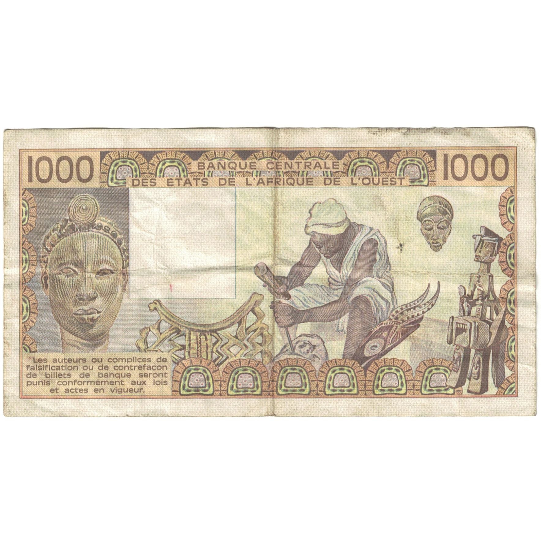 Billet, Communauté économique des États de l'Afrique de l'Ouest, 1000 Francs