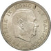 Denmark, Frederik IX, 5 Kroner, 1964, Copenhagen, AU(55-58), Silver, KM:854