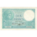 France, 10 Francs, Minerve, 1940, K.80849, UNC(63), Fayette:07.22, KM:84