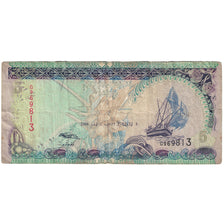 Banknote, Maldives, 5 Rufiyaa, 2006, KM:18b, VF(20-25)