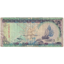 Banknot, Malediwy, 5 Rufiyaa, 2006, KM:18b, VF(20-25)