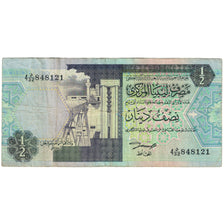 Billet, Libye, 1/2 Dinar, 2002, KM:63, TB
