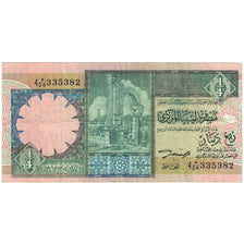 Banknot, Libia, 1/4 Dinar, KM:57b, VF(20-25)