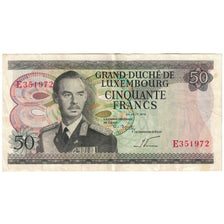 Billet, Luxembourg, 50 Francs, 1966-1972, 1972-08-25, KM:55a, TB