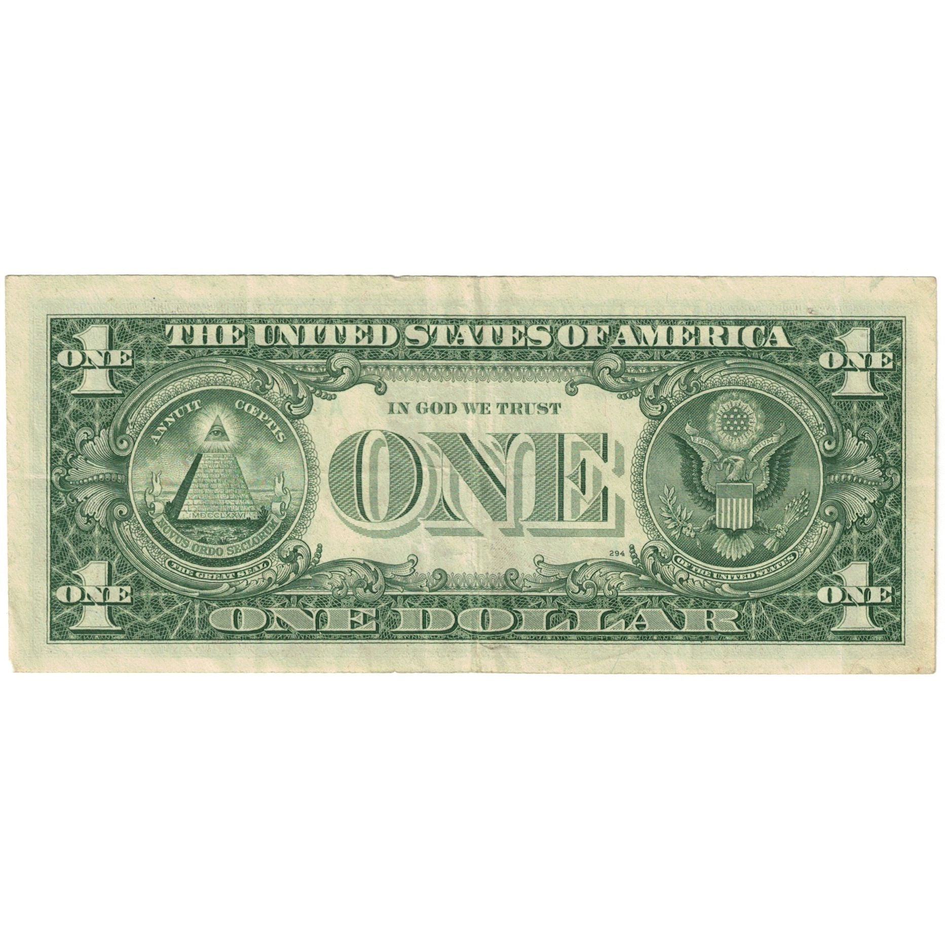 Billete, One Dollar, 1985, Estados Unidos, KM:3700, BC+