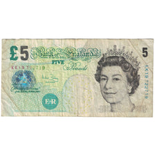Geldschein, Großbritannien, 5 Pounds, KM:391c, S