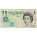 Geldschein, Großbritannien, 5 Pounds, KM:391c, S