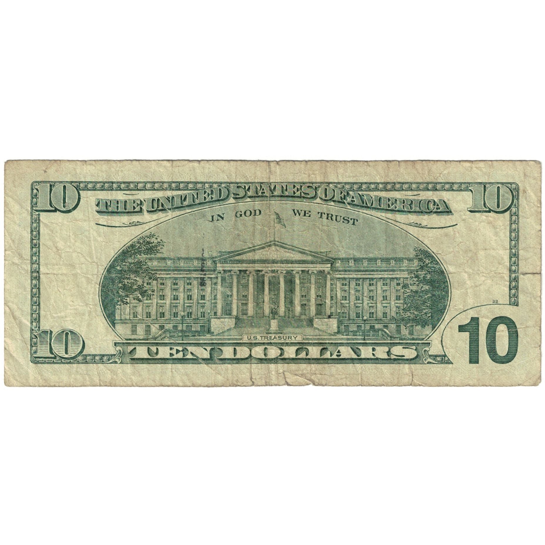 Billete, 10 Dollars, 2003, Estados Unidos, BC