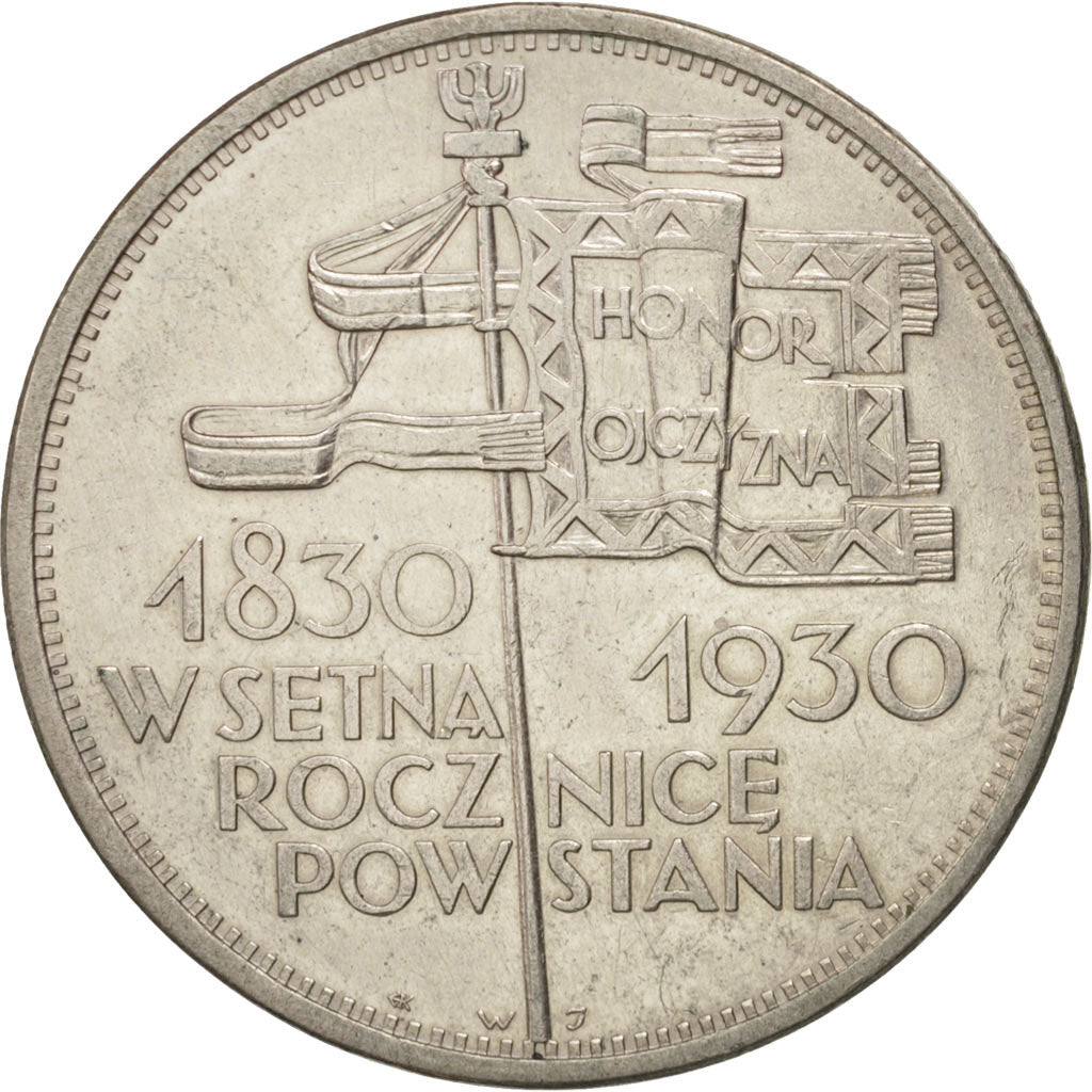 Poland, 5 Zlotych, 1930, Warsaw, EF(40-45), Silver, KM:19.1