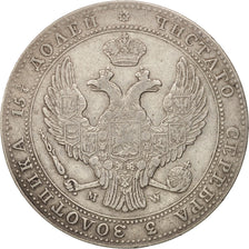 Poland, Nicholas I, 5 Zlotych-3/4 Ruble, 1839, Moneta Wschovensis, EF(40-45)