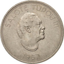 Tonga, King Taufa'ahau Tupou IV, Pa'anga, 1967, SUP, Copper-nickel, KM:11