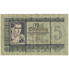 Geldschein, Österreich, 5 Schilling, 1945-09-04, KM:121, S