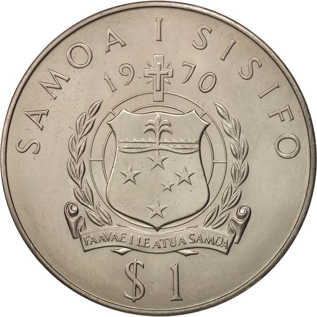 Samoa, Tala, 1970, AU(55-58), Copper-nickel, KM:9