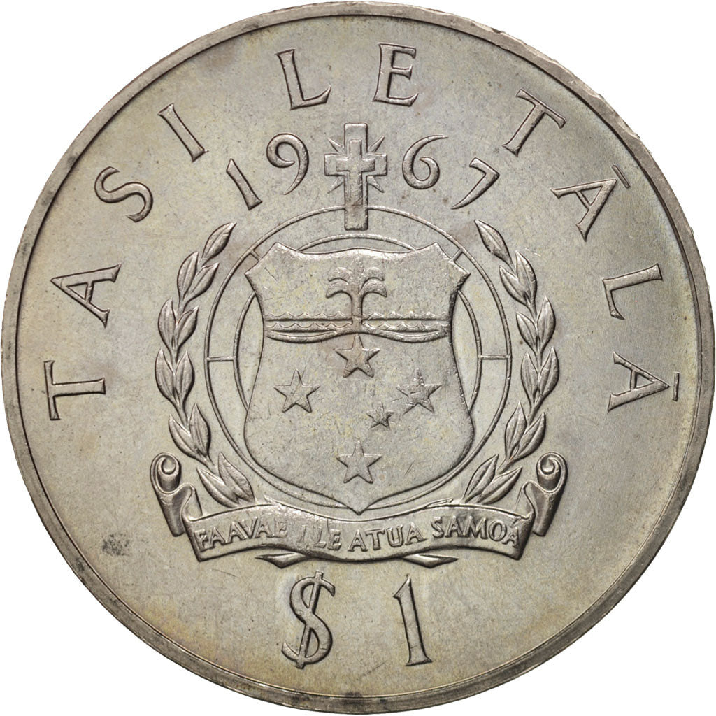 Samoa, Tala, 1967, SUP, Copper-nickel, KM:7
