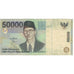 Geldschein, Indonesien, 50,000 Rupiah, Undated (1999-2001), KM:139c, SS