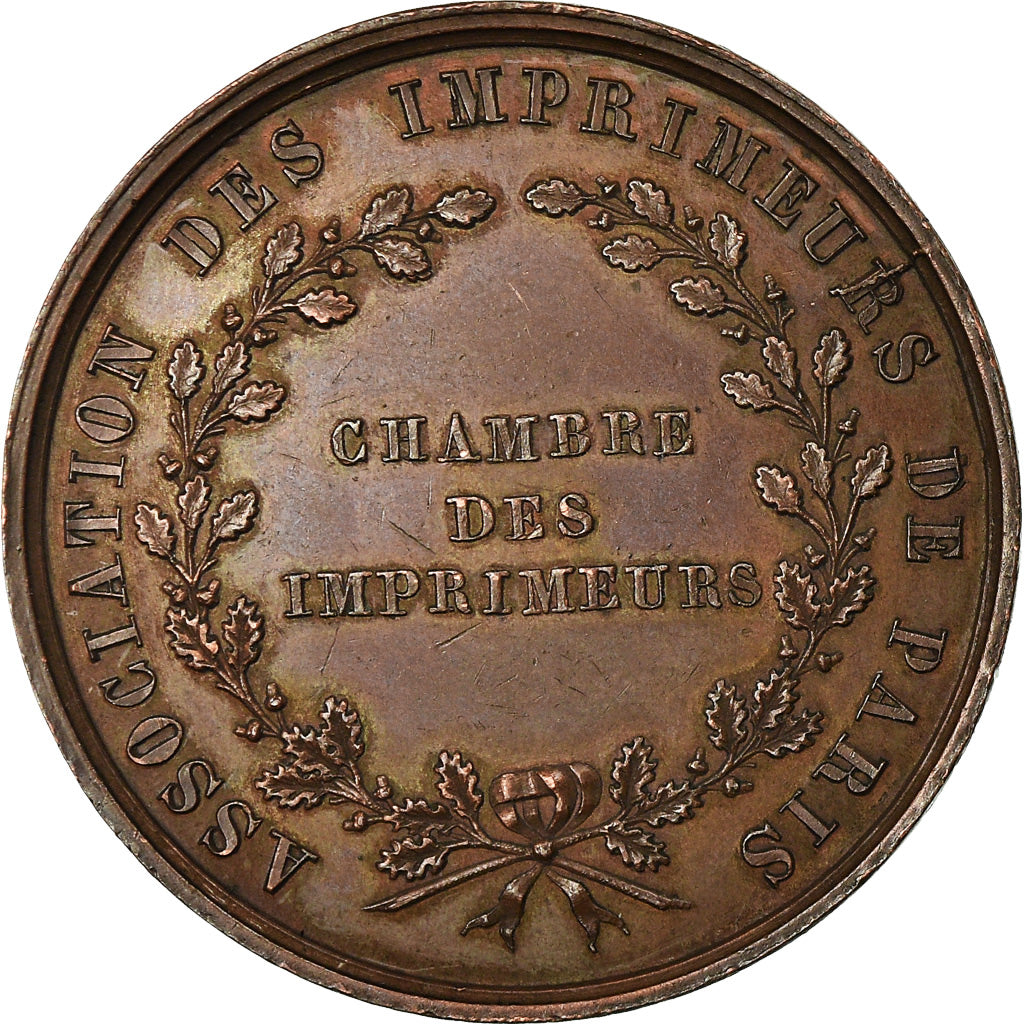 France, Token, Association  des Imprimeurs de Paris, 1840, Stern, MS(60-62)