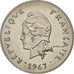 New Caledonia, 50 Francs, 1967, Paris, MS(60-62), Nickel, KM:7