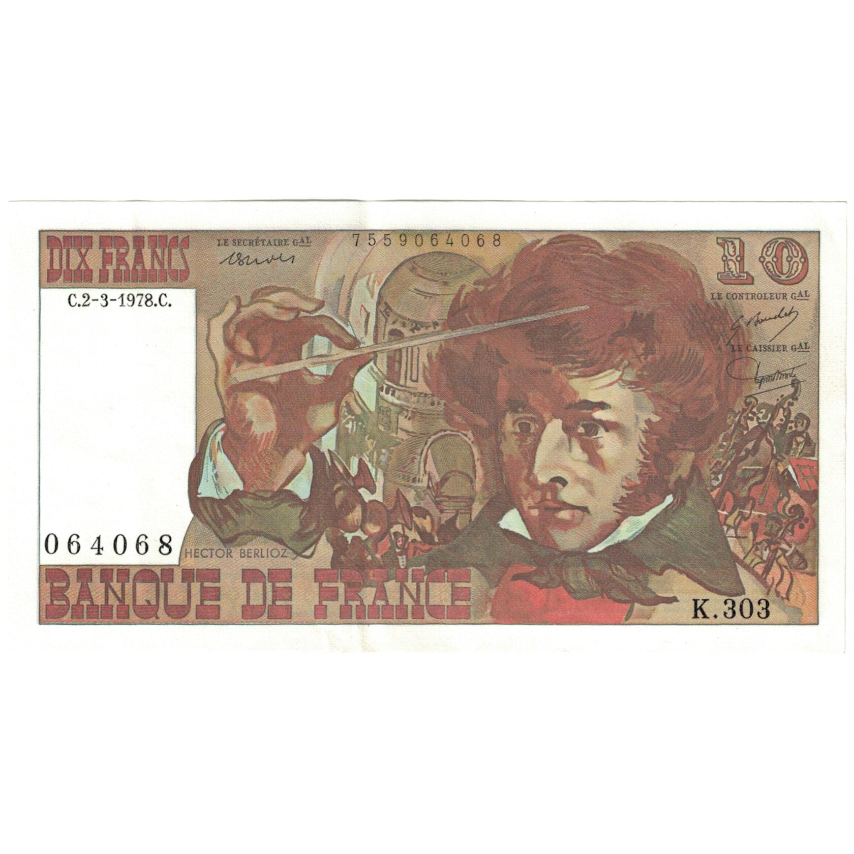 France, 10 Francs, K.303, SUP+, Fayette:63.23, KM:150c