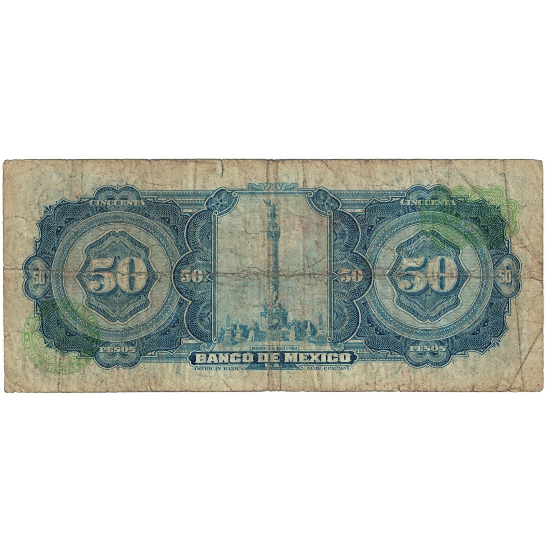 Billete, 50 Pesos, 1972, México, 1972-12-29, KM:49u, BC