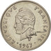 New Hebrides, 20 Francs, 1967, Paris, AU(55-58), Nickel, KM:3.1