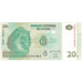 Geldschein, Congo Republic, 20 Francs, 2003, 2003-06-30, UNZ