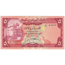 Billet, République arabe du Yémen, 5 Rials, 1979, KM:17c, NEUF