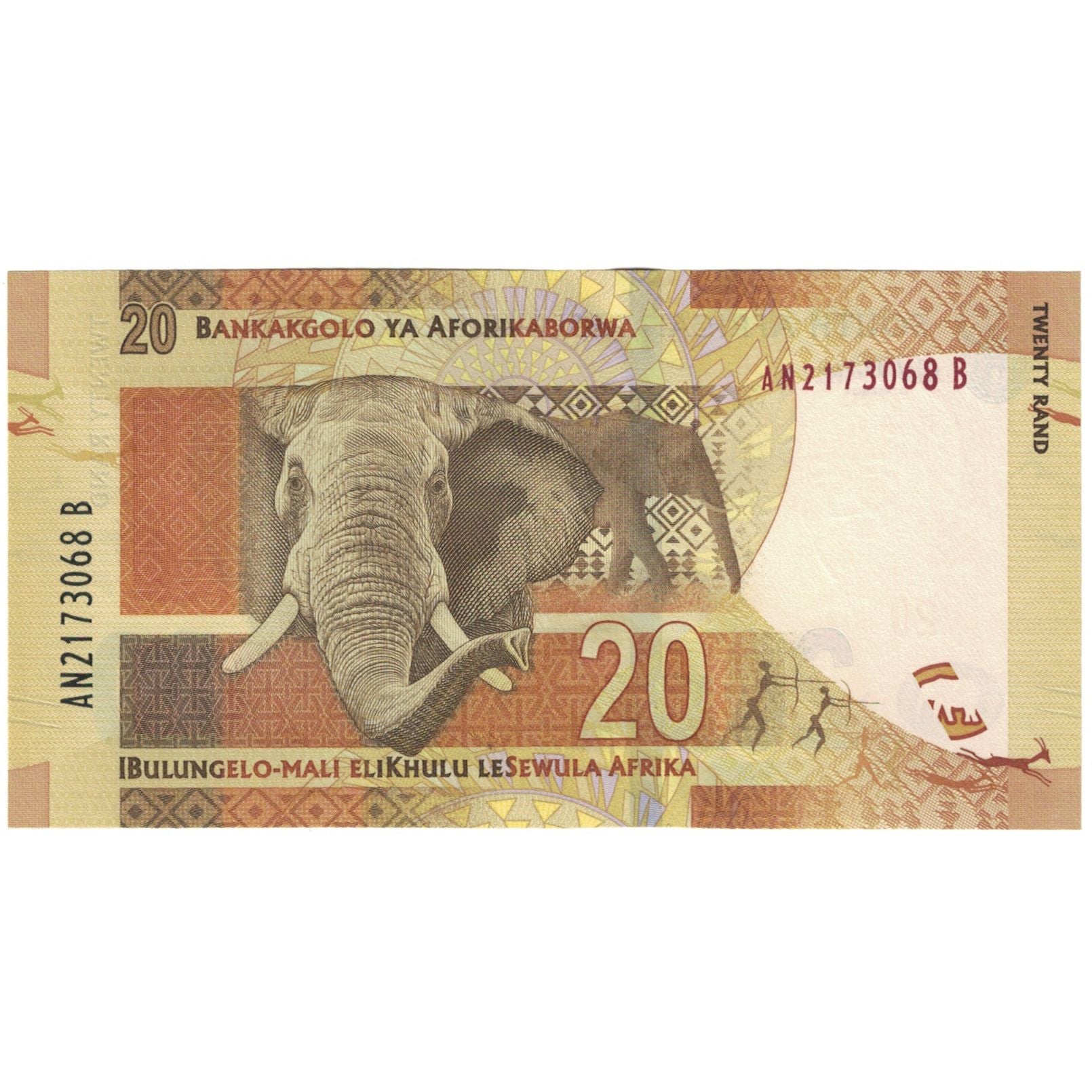 Banknote, South Africa, 20 Rand, 2012, KM:134, UNC(65-70)