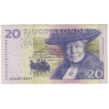 Billete, 20 Kronor, Suecia, KM:63c, BC