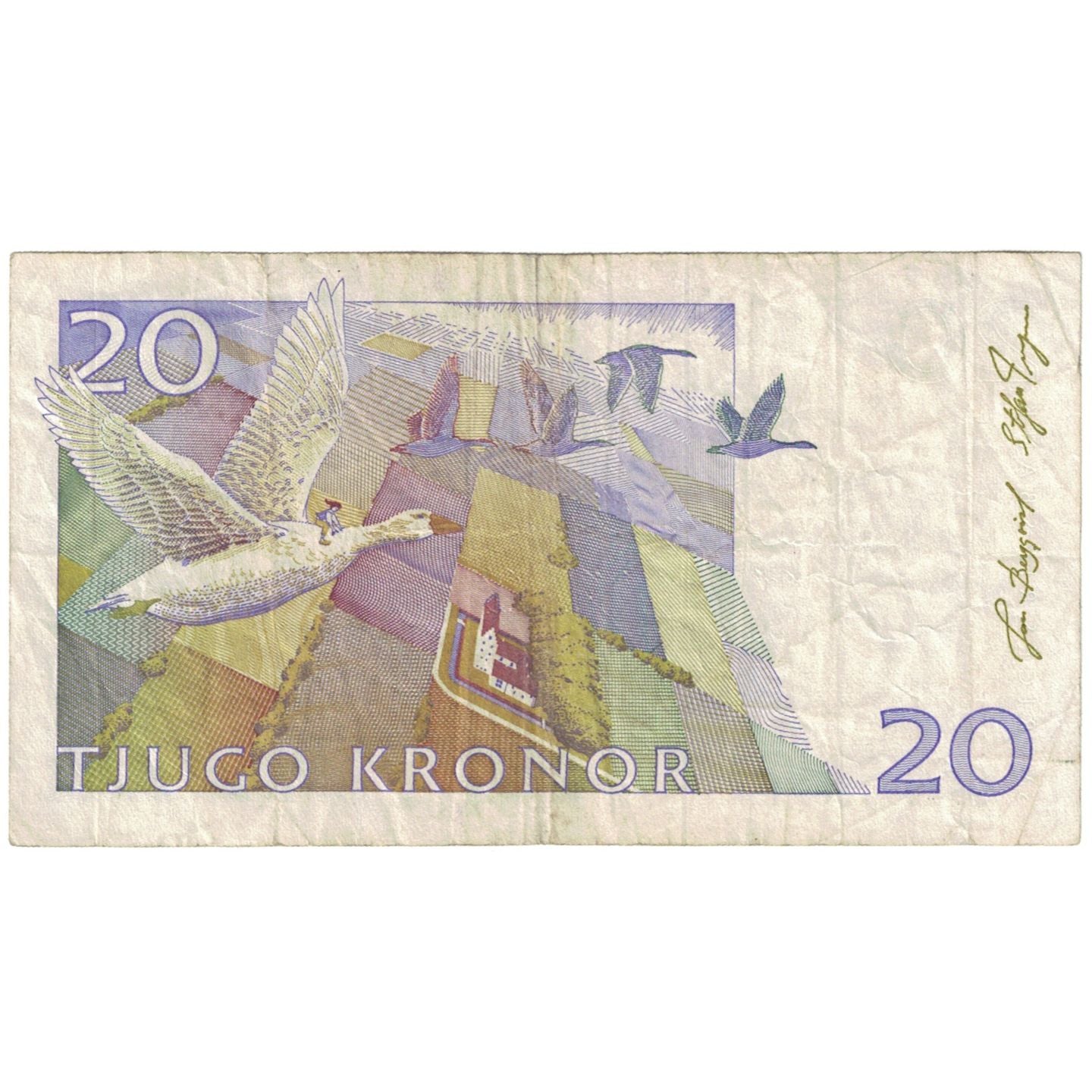 Billete, 20 Kronor, Suecia, KM:63c, BC
