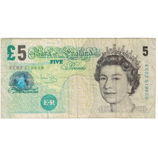 Banknote, Great Britain, 5 Pounds, Undated (2004), KM:391c, VF(20-25)