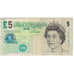 Banknote, Great Britain, 5 Pounds, Undated (2004), KM:391c, VF(20-25)
